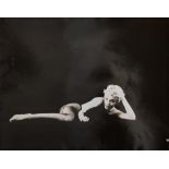 MILTON H. GREENE, 1922 - 1985, MARILYN MUNROE, PHOTOGRAPH In the black setting, signed authentic