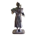 AFTER JULES MOIGNIEZ, FRENCH, 1835 - 1894, AN EARLY 20TH CENTURY PATINATED BRONZE SCULPTURE OF A