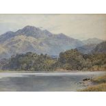 MYLES BIRKET FOSTER, R.W.S., 1825 - 1829, WATERCOLOUR Titled ‘Ben Venue’, details in mount and