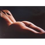 STEPHANE GRAFF, B. 1965, COLOUR PHOTOGRAPH Female nude, signed, dated 1992 on mount, mounted, framed