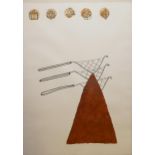 H. NICOLLS, AN ABSTRACT ARTIST PROOF PRINT Titled 'Filtration', signed in pencil in margin,