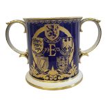 SPODE, A LIMITED EDITION (29/500) BONE CHINA COMMEMORATIVE LOVING CUP The enlargement of the
