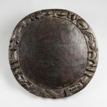 A LATE 19TH/EARLY 20TH CENTURY YORUBA PEOPLE CARVED WOOD IFA DIVINATION TRAY. Yoruba People,