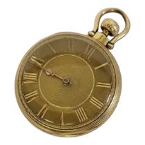 ROGER ARNOLD, LONDON, A LATE 18TH/EARLY 20TH CENTURY 18CT GOLD GENT’S POCKET WATCH Gold tone dial