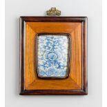 AN ANTIQUE CHINESE PORCELAIN PLAQUE. (h 19.5cm x w 17cm x d 2cm). Provenance: Private English