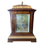 A GEORGE III DESIGN WALNUT AND GILTWOOD BRACKET CLOCK The engraved dial inscribed ‘Donne Birchin