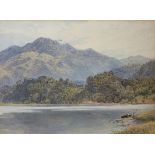 MYLES BIRKET FOSTER, R.W.S., 1825 - 1829, WATERCOLOUR Titled ‘Ben Venue’, details in mount and