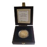 A 22CT GOLD 'DOUBLE ROSE' FIVE POUND PROOF COIN, DATED 2009 Titled 'Henry VIII 500th Anniversary