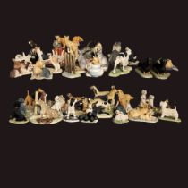 BORDER FINE ARTS, A COLLECTION OF 20TH CENTURY ANIMAL FIGURES To include farmyard animals and