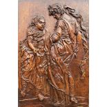 AFTER ANDREA MANTEGNA, PADUA, 1431 - 1506, MANTUA, A FINE 16TH CENTURY ITALIAN CARVED WALNUT PANEL