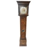 JOSEPH WINDMILLS, A FINE LATE 17TH CENTURY WALNUT MARQUETRY LONGCASE CLOCK With 11" gilt brass and