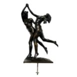 M. VICTOR ROUSSEAU, BELGIAN, 1865 - 1954, THE EXHILARATING DANCE, CA, 1912, BRONZE SCULPTURE With