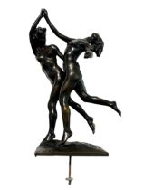 M. VICTOR ROUSSEAU, BELGIAN, 1865 - 1954, THE EXHILARATING DANCE, CA, 1912, BRONZE SCULPTURE With