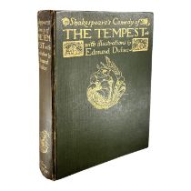 SHAKESPEARE’S COMEDY OF THE TEMPEST BOOK, 1911 EDITION With illustrations by Edmund Dulac, published