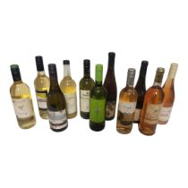 A COLLECTION OF VINTAGE WHITE WINE To include Monbazillac 2001, Domaine la Roche 1995, Coolwater