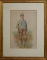 FRANK NOWLAN, 1835 - 1919, A COLLECTION OF FOUR WATERCOLOUR PORTRAITS