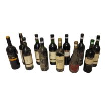 A COLLECTION OF TWELVE BOTTLES OF VINTAGE RED WINE To include Navajas Rioja,Merlot Stowells,