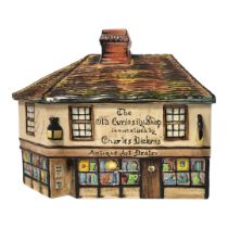 AN EARLY 20TH CENTURY STAFFORDSHIRE POTTERY 'OLD CURIOSITY SHOP' Marked 'The Old Curiosity Shop