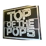 TOP OF THE POPS, THE ORIGINAL CLASSIC 1970’S STAGE NEON SIGN Condition no light tubes present,