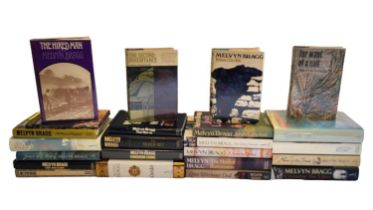 A COLLECTION OF MODERN FIRST EDITIONS BY MELVYN BRAGG Including his first novel. All first editions,