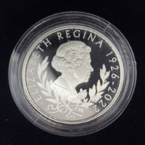 THE ROYAL MINT,A SILVER 1OZ COMMEMORATIVE PROOF COIN, ISSUED 2023 Her Majesty Queen Elizabeth II,