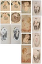 A COLLECTION OF 20TH CENTURY SIGNED FRENCH PRINTS AFTER LOUIS ICART Quantity 35.