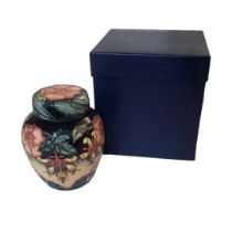 MOORCROFT, A 20TH CENTURY 'OBERON' GINGER JAR AND COVER Having tubelined decoration, initialled ‘WM,