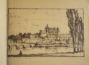 ERIC BRUCE MCKAY ,1907 - 1989, A COLLECTION OF PEN AND INK ON PAPER LANDSCAPE PRELIMINARY SKETCHES