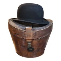 DALZELL OF BELFAST, A LATE VICTORIAN TOP HAT Made by Tress & Co. Ltd, London, in original brown
