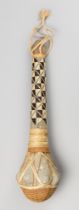 A RARE 20TH CENTURY STONE SOLOMON ISLANDS THROWING WAR CLUB. Provenance: Private English collection,