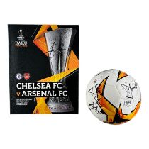 FOOTBALL INTEREST, CHELSEA FC v ARSENAL FC, UEFA EUROPA LEAGUE FINAL 2019 OFFICIAL PROGRAMME & BALL,