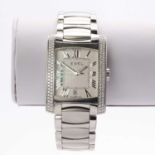A stainless steel gentlemen's Ebel quartz bracelet watch,