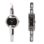 Two ladies' Gucci quartz bracelet watches,