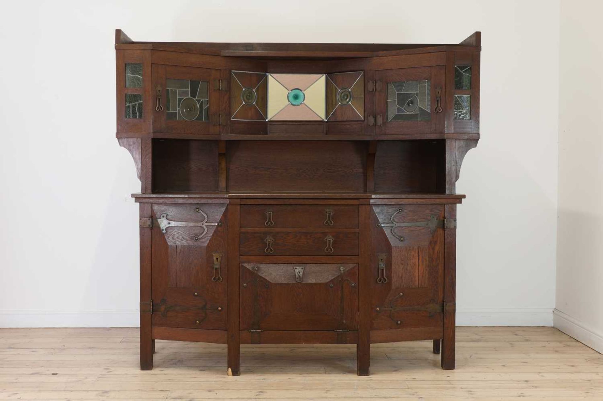 A Liberty oak dresser,