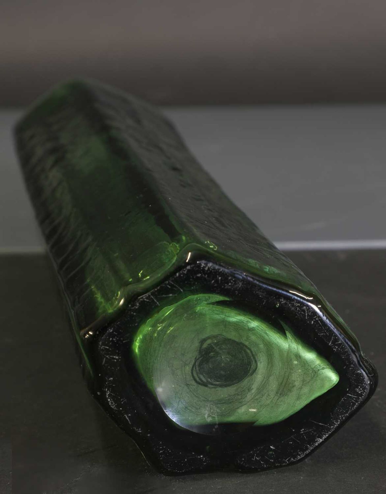 A Whitefriars textured range 'Cucumber' vase, - Image 3 of 3