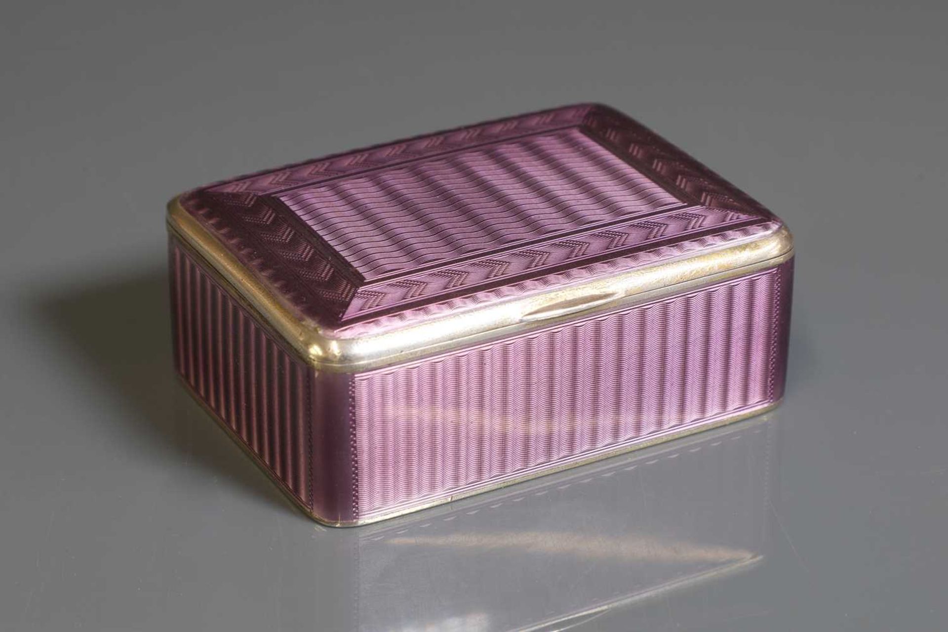 A Norwegian enamelled silver box,