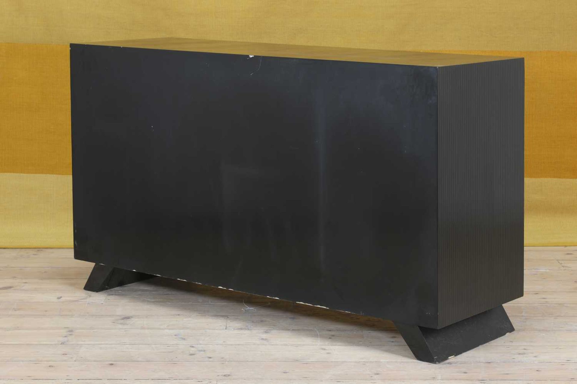 A black-lacquered credenza, - Image 3 of 13