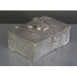 An Arts and Crafts silver casket,