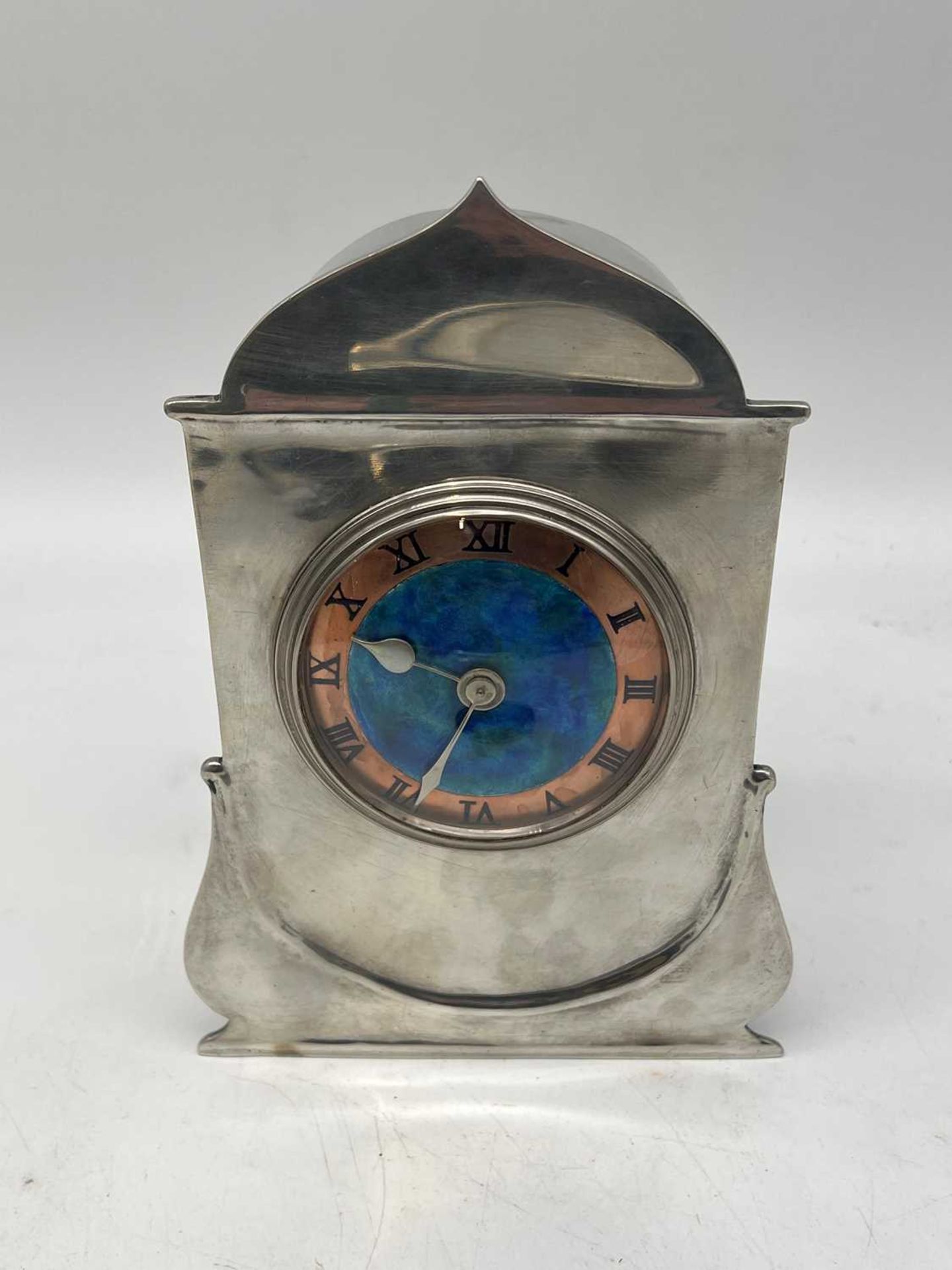 A Liberty & Co. pewter desk clock, - Image 10 of 26