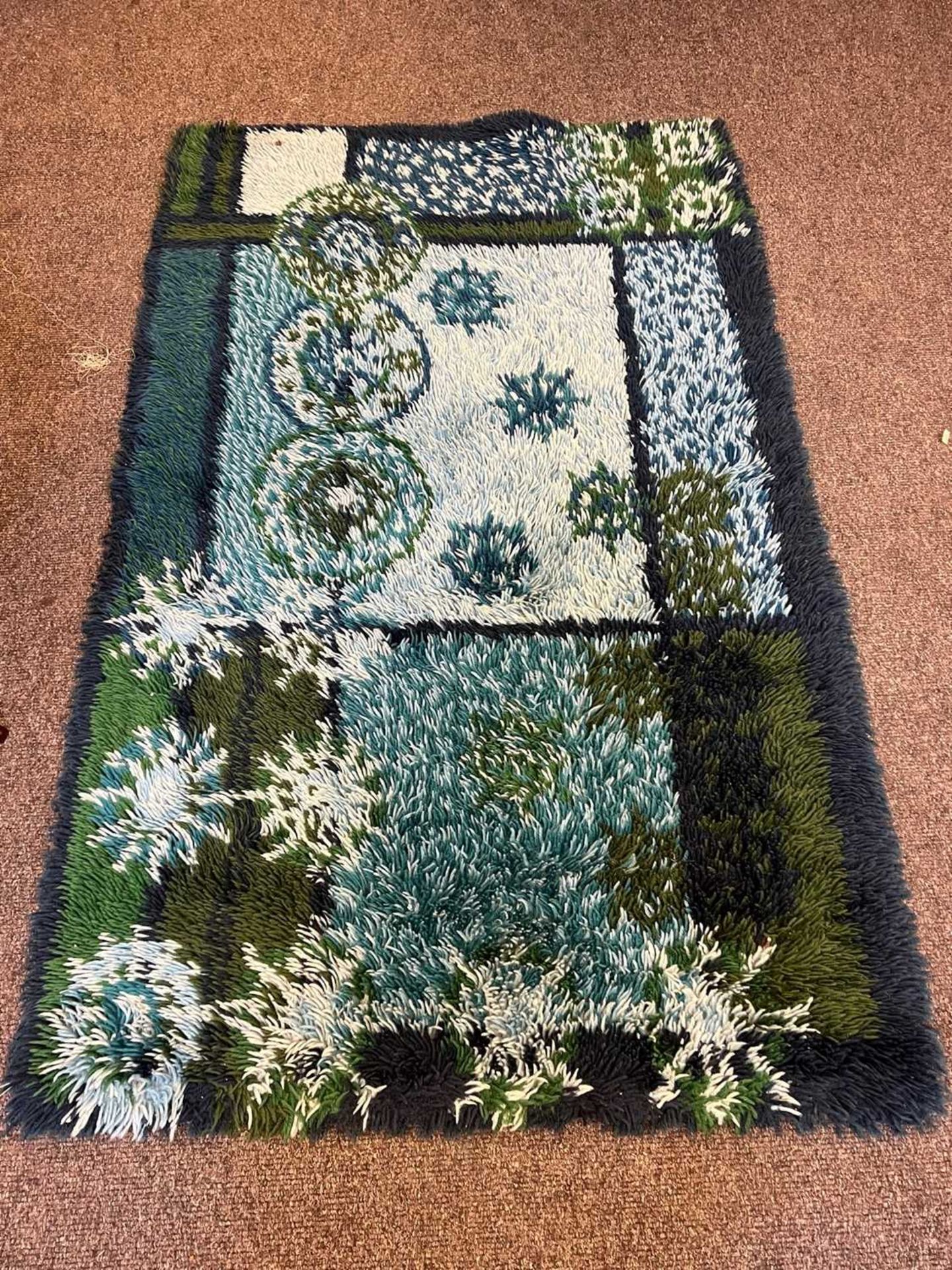 A Danish Ege Rya abstract rug, - Bild 4 aus 7