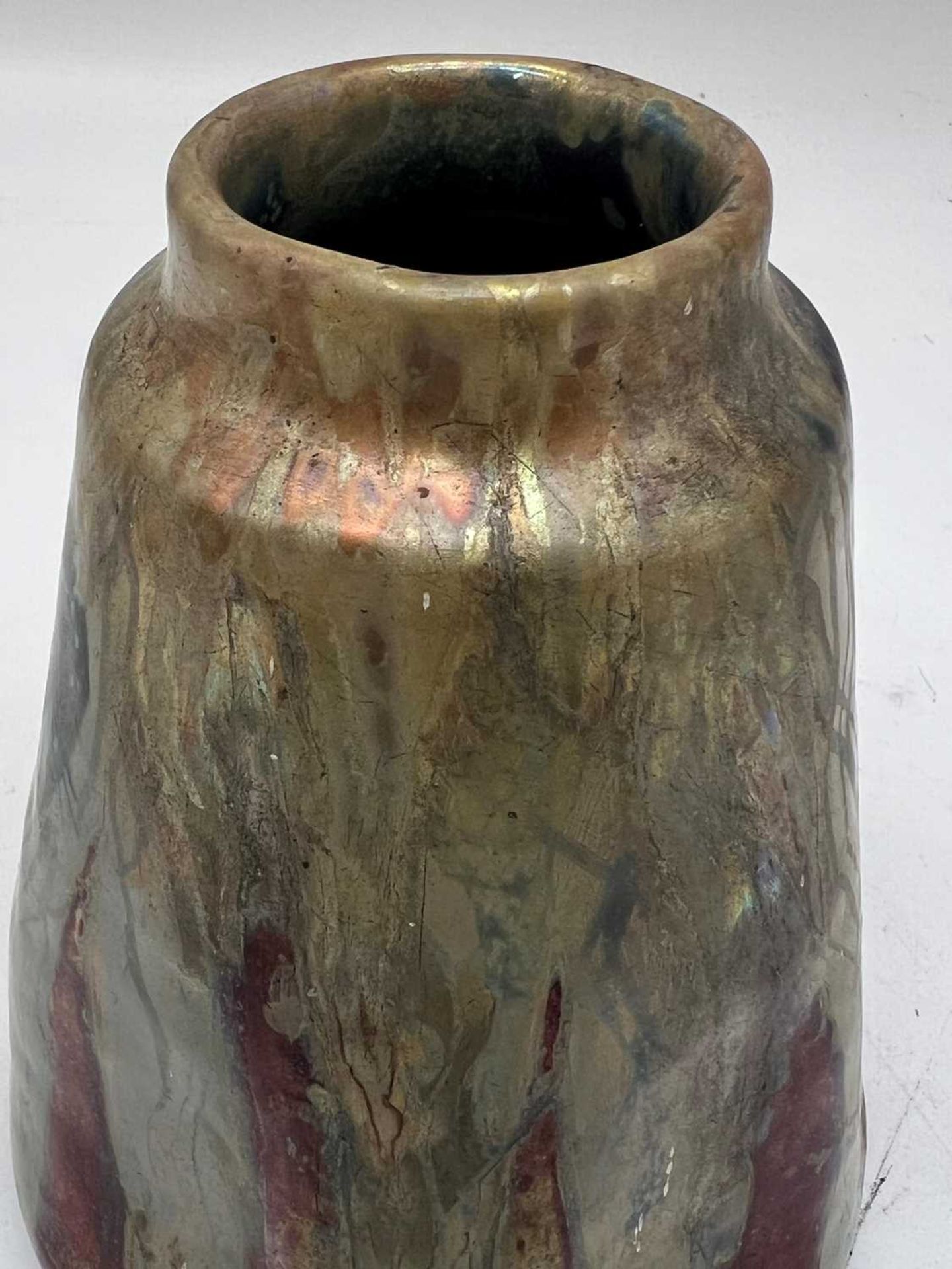 A Clément Massier 'Golfe-Juan' iridescent lustre vase, - Bild 5 aus 11