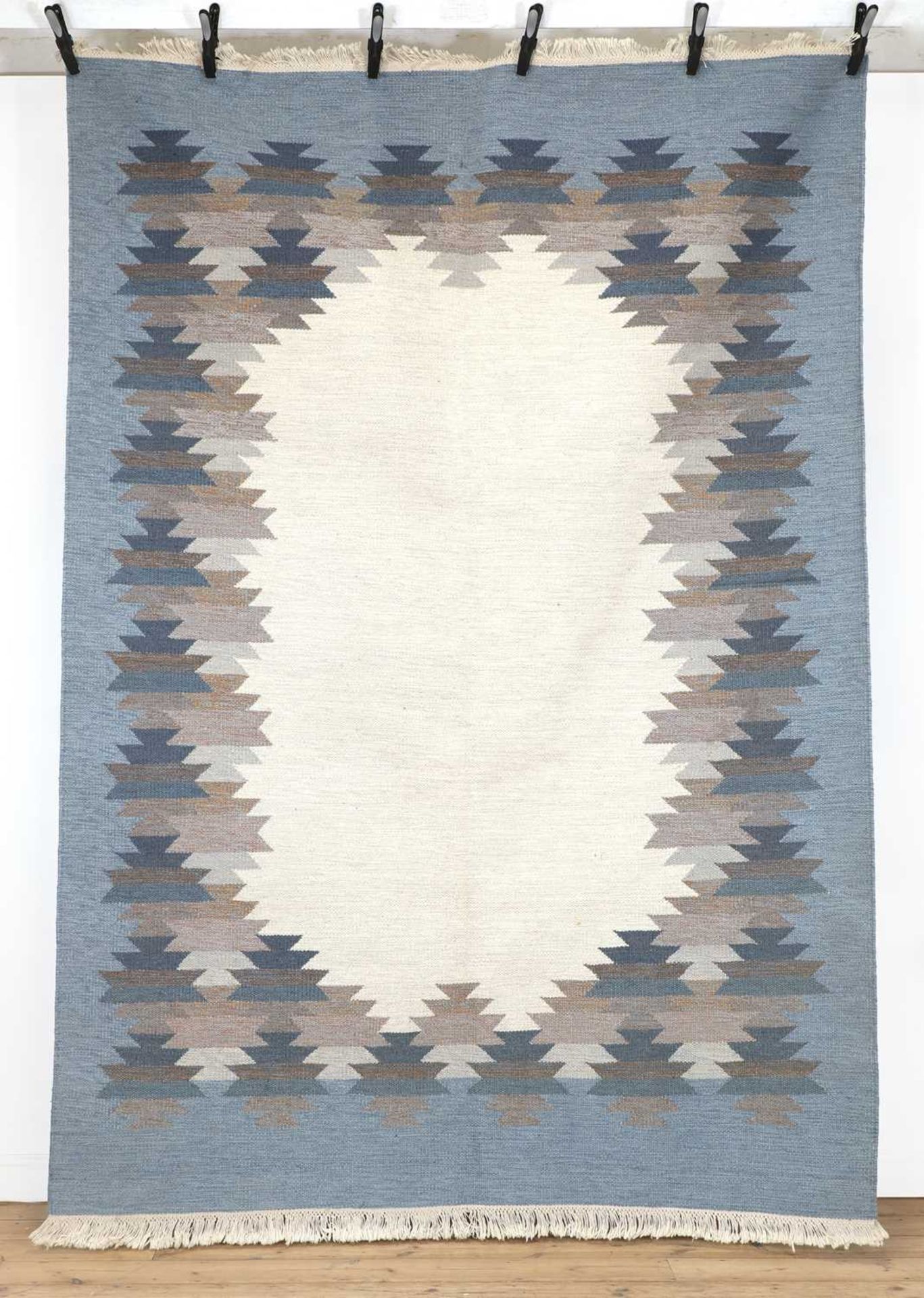 A Swedish röllakan flat-weave kilim rug,