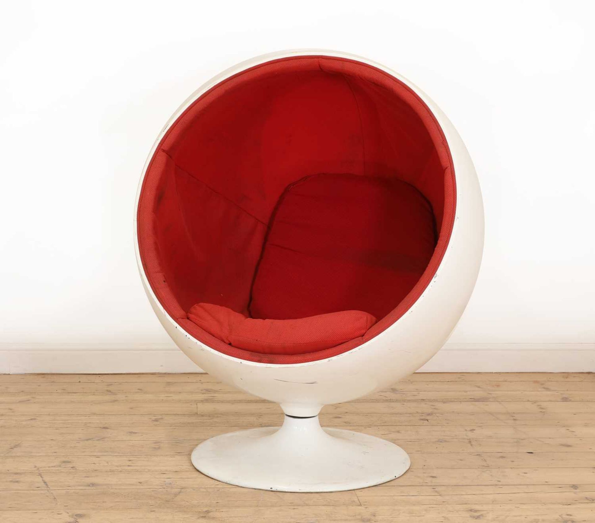 A ball chair,