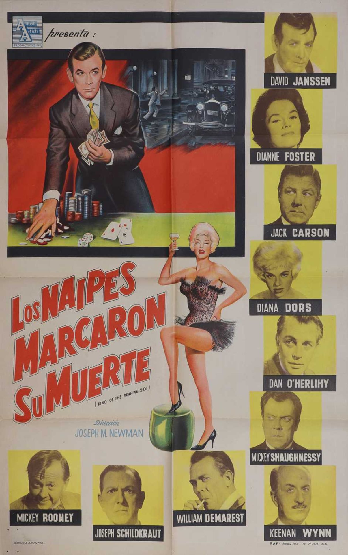 A collection of twenty-two Argentinian film posters,