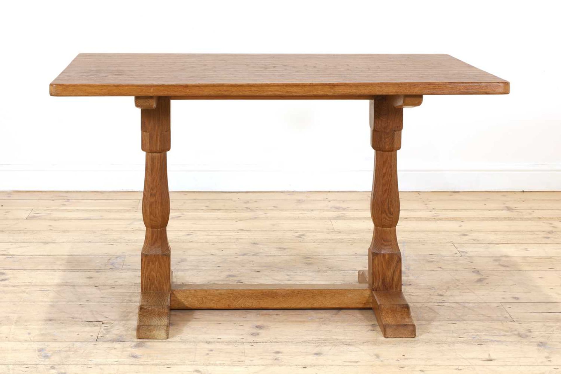 A Yorkshire School oak table,