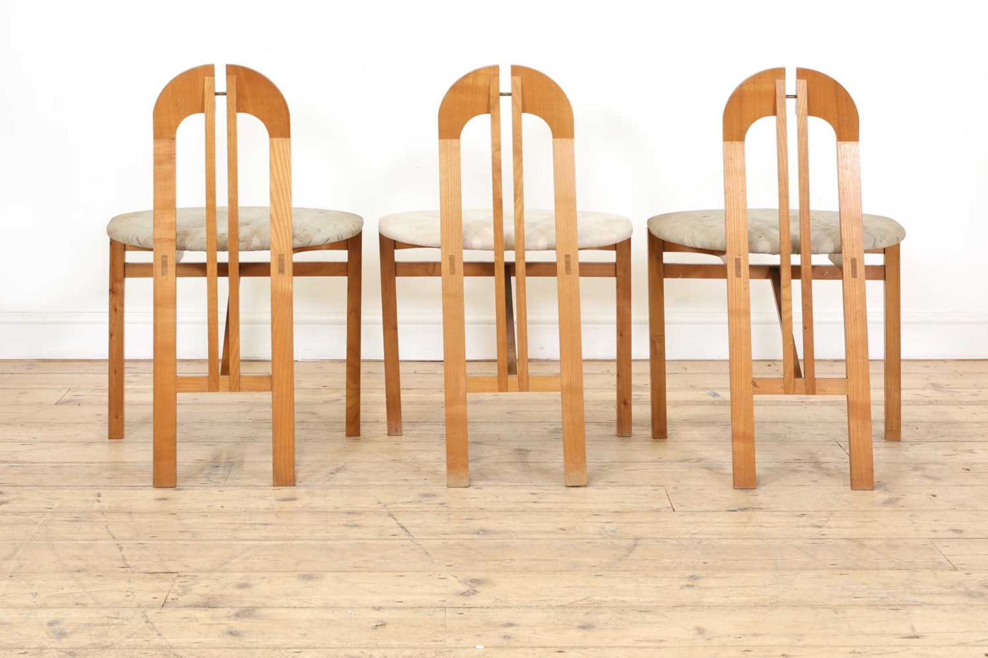 Three cedar and ash chairs, - Image 2 of 5