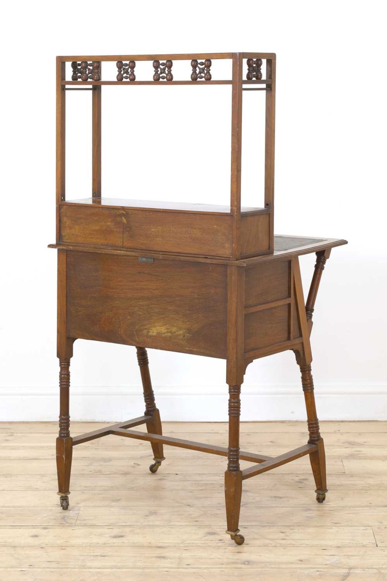 A walnut writing desk, - Image 2 of 3