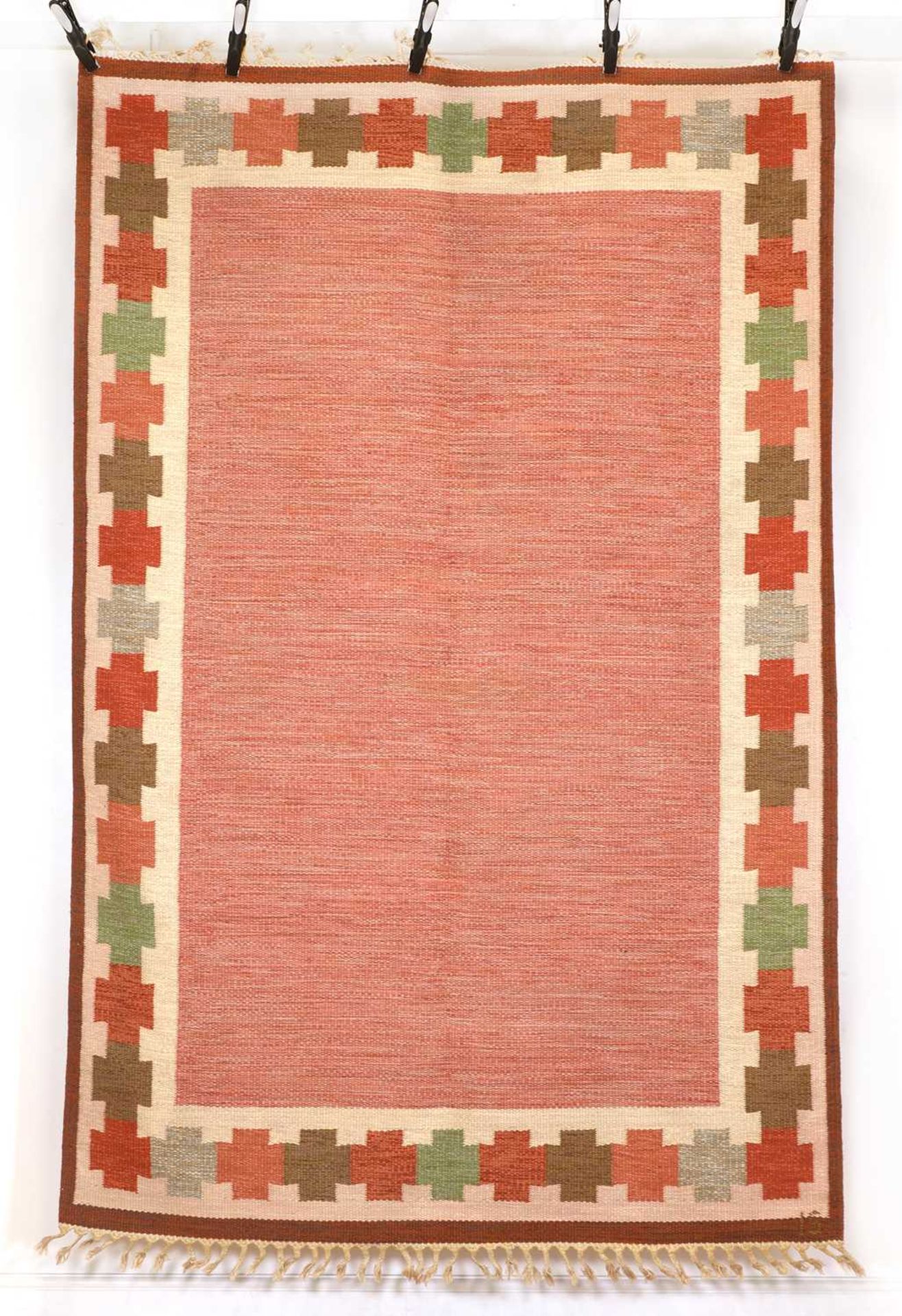 A Swedish röllakan flat-weave kilim rug,