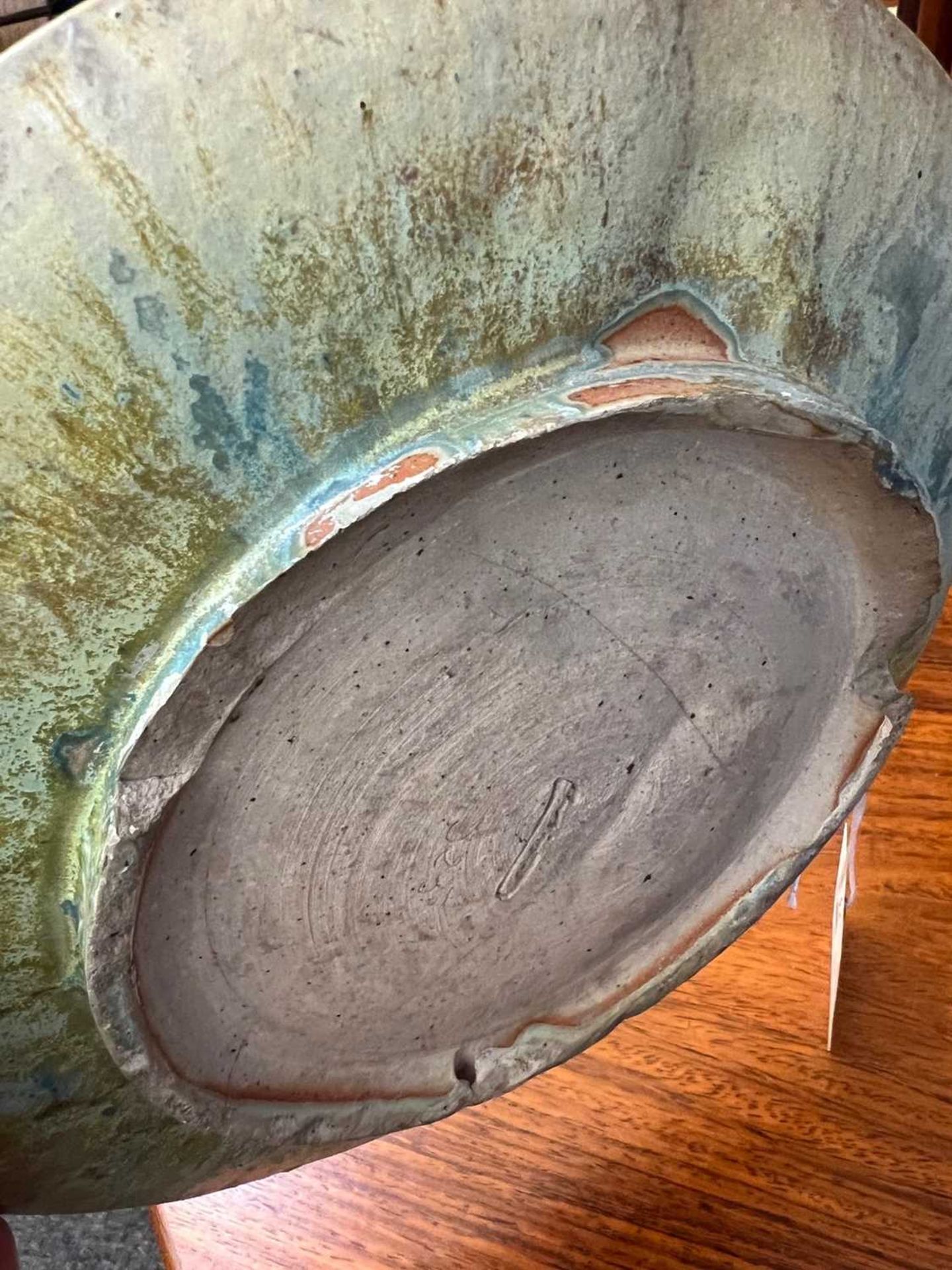 A French glazed stoneware dish, - Bild 10 aus 11