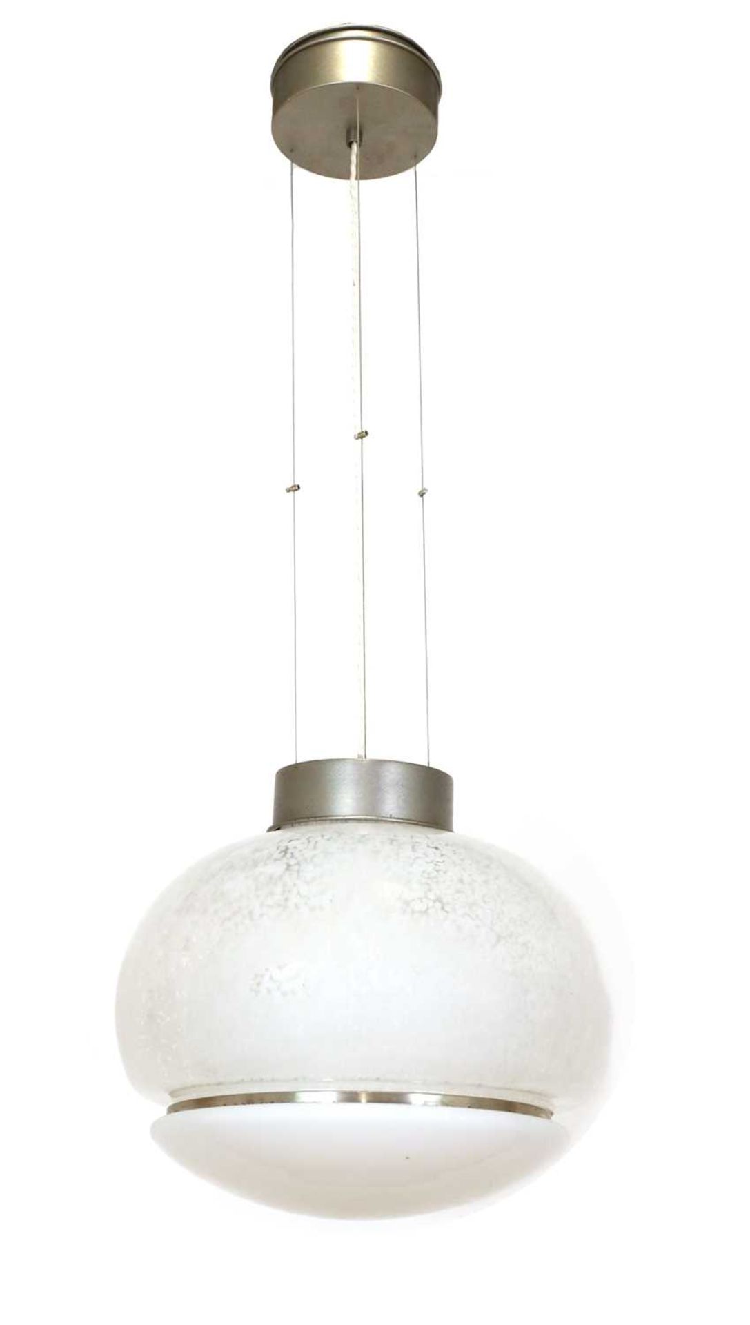 A large Murano glass sphere ceiling light,
